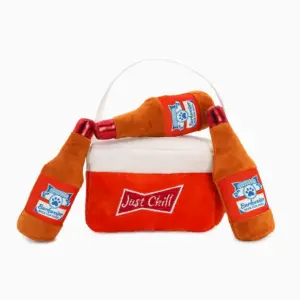 HugSmart Food Party Beer Cooler Interactive Dog Toy