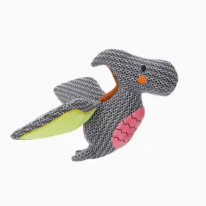 HugSmart Dinosaur Land Pterosaur Puppy Dog Toy by The Lancashire Dog Company