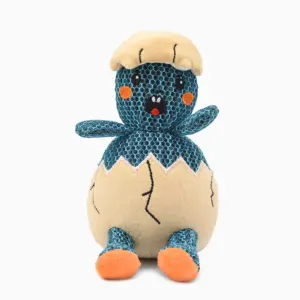HugSmart Dinosaur Land Dino Egg Puppy Dog Toy by The Lancashire Dog Company