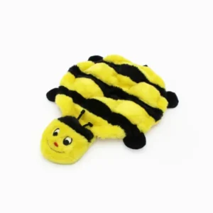 ZippyPaws Squeakie Crawler Bertie the Bee Plush Dog Toy