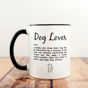 Worry Less Design Dog Lover Mug