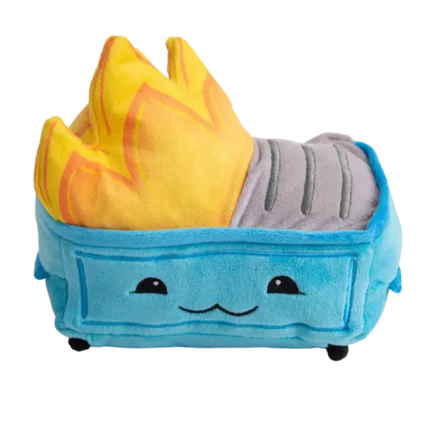 SnugArooz Dumpster Fire Plush Dog Toy at The Lancashire Dog Company