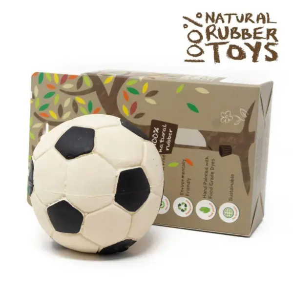 OVO Football Dog Toy at The Lancashire Dog Company