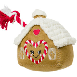 House of Paws Gingerbread House Thrower Dog Toy at The Lancashire Dog Company