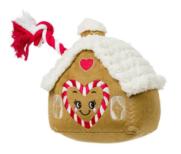 House of Paws Gingerbread House Thrower Dog Toy at The Lancashire Dog Company