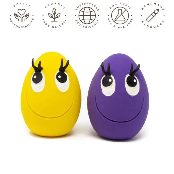 Purple and Yellow XL OVO Egg at The Lancashire Dog Company