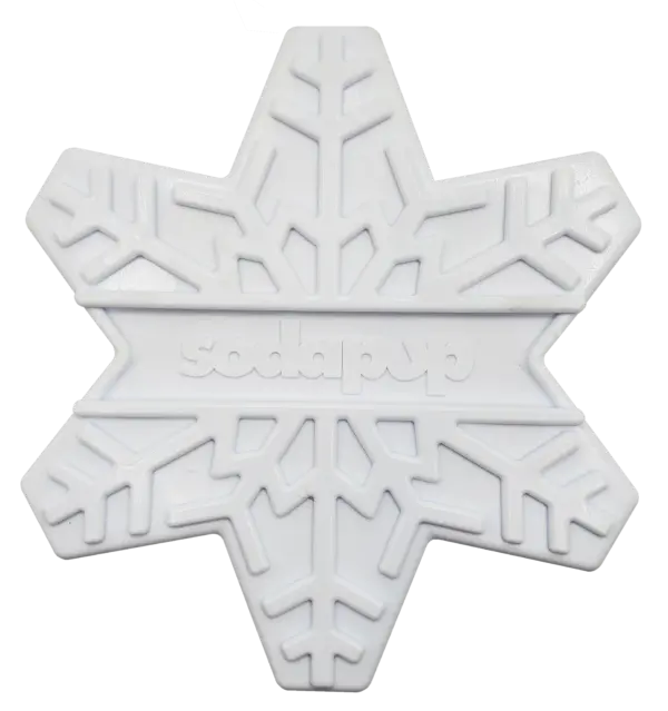 SodaPup Snowflake Dog Chew Toy at The Lancashire Dog Company