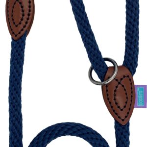 Dog & Co Navy Rope Dog Lead at The Lancashire Dog Company