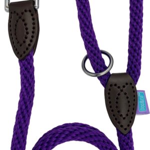 Dog & Co Purple Rope Dog Lead at The Lancashire Dog Company