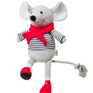 House of Paws Merry Mouse Plush Dog Toy at The Lancashire Dog Company