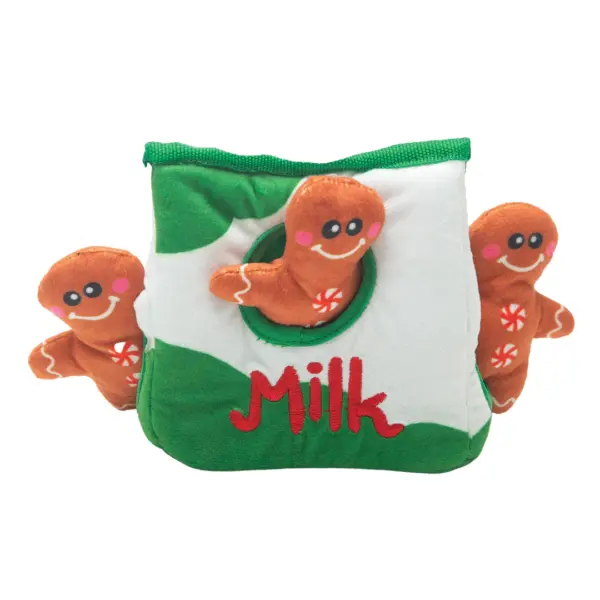 SnugArooz Milk and Cookies Christmas Dog Toy at The Lancashire Dog Company