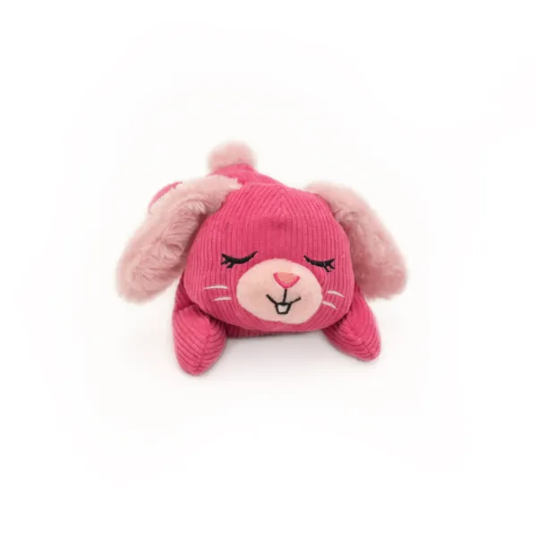 ZippyPaws Bunny Snooziez Dog Toy with Silent Squeaker at The Lancashire Dog Company