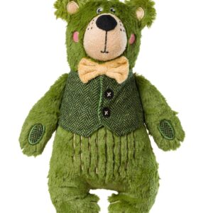 House of Paws Plush Forest Green Bear Dog Toy at The Lancashire Dog Company