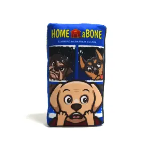 CatwalkDog Home Abone VHS Cassette Dog Toy at The Lancashire Dog Company