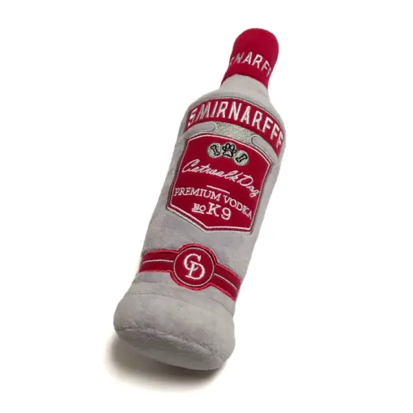 CatwalkDog Smirnarff Vodka Bottle Dog Toy at The Lancashire Dog Company