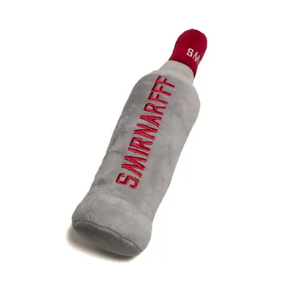 CatwalkDog Smirnarff Vodka Bottle Dog Toy at The Lancashire Dog Company