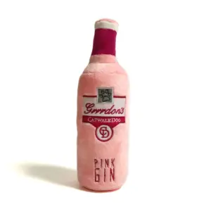 CatwalkDog Grrrdon’s Pink Gin Bottle Dog Toy at The Lancashire Dog Company