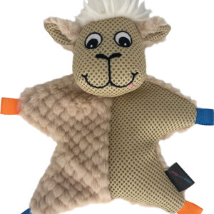 Hem and Boo Smiling Sheep Crinkle Dog Toy at The Lancashire Dog Company