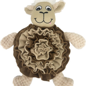 Hem and Boo Smiling Sheep Snuffle Mat Dog Toy at The Lancashire Dog Company