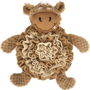 Hem and Boo Smiling Cow Snuffle Mat Dog Toy at The Lancashire Dog Company
