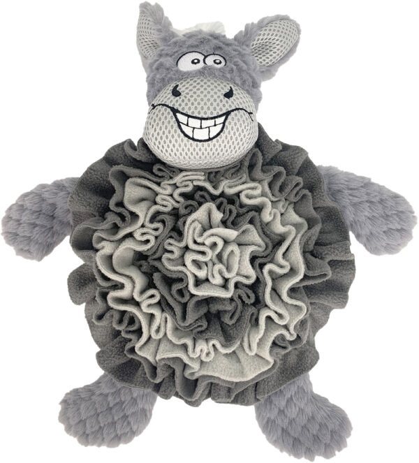 Hem and Boo Smiling Donkey Snuffle Mat Dog Toy at The Lancashire Dog Company