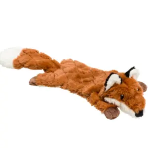 House of Paws Empty Stuffing Free Fox Dog Toy at The Lancashire Dog Company