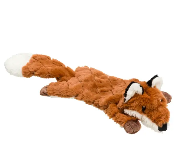 House of Paws Empty Stuffing Free Fox Dog Toy at The Lancashire Dog Company