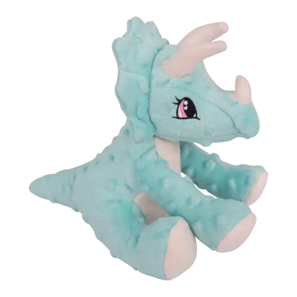 SnugArooz Talia the Triceratops Dog Toy at The Lancashire Dog Company