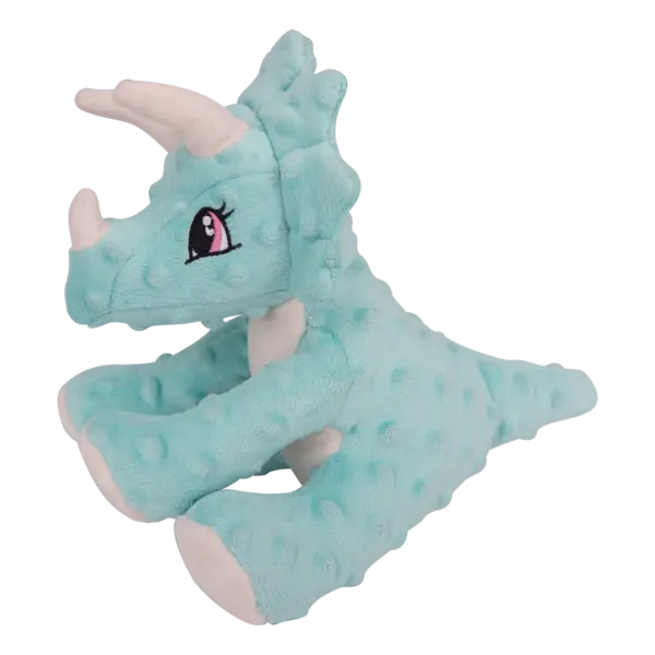 SnugArooz Talia the Triceratops Dog Toy at The Lancashire Dog Company