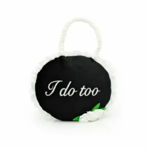 ZippyPaws 'I Do Too' Wedding Sign Dog Toy at The Lancashire Dog Company