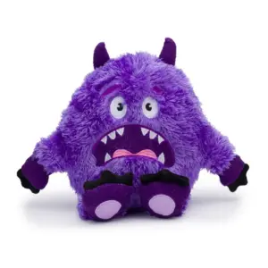 Fabdog Fluffy Medium Purple Monster Dog Toy at The Lancashire Dog Company