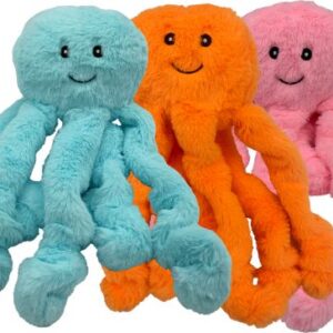 Hem and Boo Super Soft Plush Octopus Dog Toy at The Lancashire Dog Company
