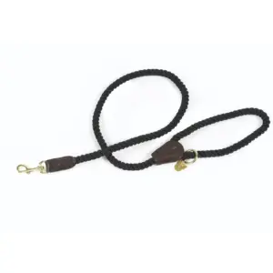 Digby & Fox Black Rope Dog Lead at The Lancashire Dog Company