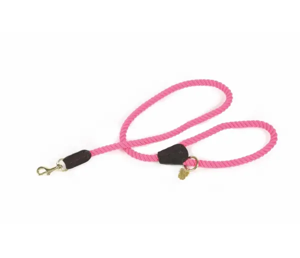 Digby & Fox Pink Rope Dog Lead at The Lancashire Dog Company