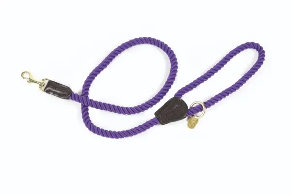 Digby & Fox Purple Rope Dog Lead at The Lancashire Dog Company