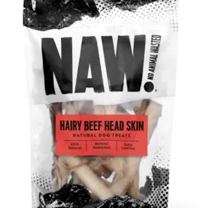 NAW Hairy Beef Head Skin Dog Treats at The Lancashire Dog Company