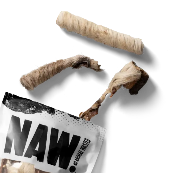 NAW Hairy Beef Head Skin Natural Dog Treats at The Lancashire Dog Company