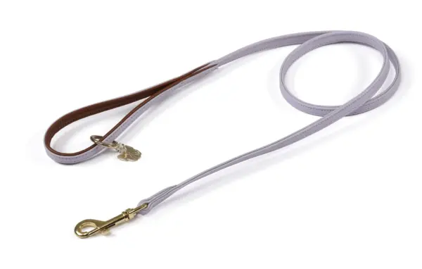 Digby & Fox Lilac Leather Dog Lead at The Lancashire Dog Company