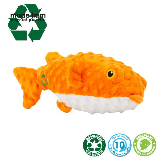 Ancol Puffer Fish Dog Toy at The Lancashire Dog Company