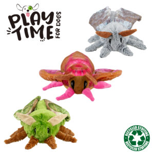 Ancol Cuddle Fluffy Moths Dog Toy at The Lancashire Dog Company