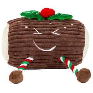 Ancol Ann Yule Log Christmas dog toy – plush festive dog toy at The Lancashire Dog Company