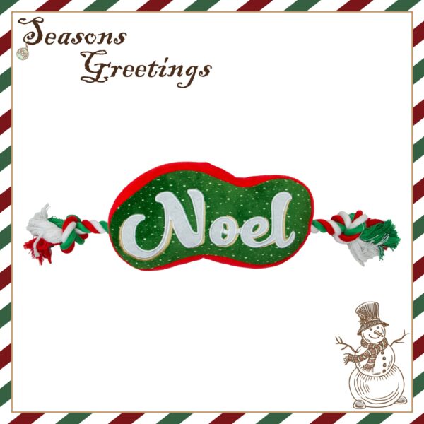 Ancol Noel Rope Tugger Christmas Dog Toy at The Lancashire Dog Company