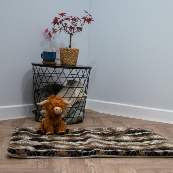 Ancol Fergus Highland Cow Plush Dog Toy at The Lancashire Dog Company