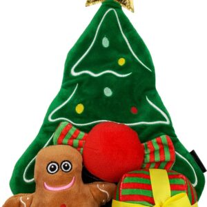 Hem and Boo Christmas Tree Hide and Seek Dog Toy at The Lancashire Dog Company