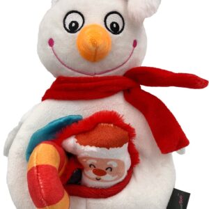 Hem and Boo Snowman Hide and Seek Dog Toy at The Lancashire Dog Company
