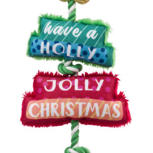Merry & Bright Christmas Tree Dog Toy at The Lancashire Dog Company