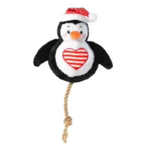 House of Paws Penguin Snowball Plush Dog Toy at The Lancashire Dog Company
