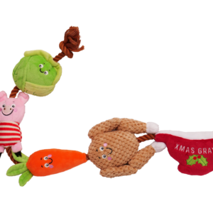 House of Paws Christmas Dinner Rope Toy at The Lancashire Dog Company