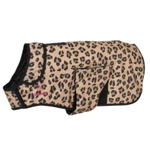 Digby & Fox Leopard Print Waterproof Dog Coat at The Lancashire Dog Company