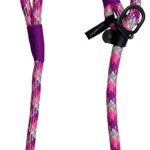 Hem and Boo Purple/Pink 150cm Rope Slip Lead at The Lancashire Dog Company